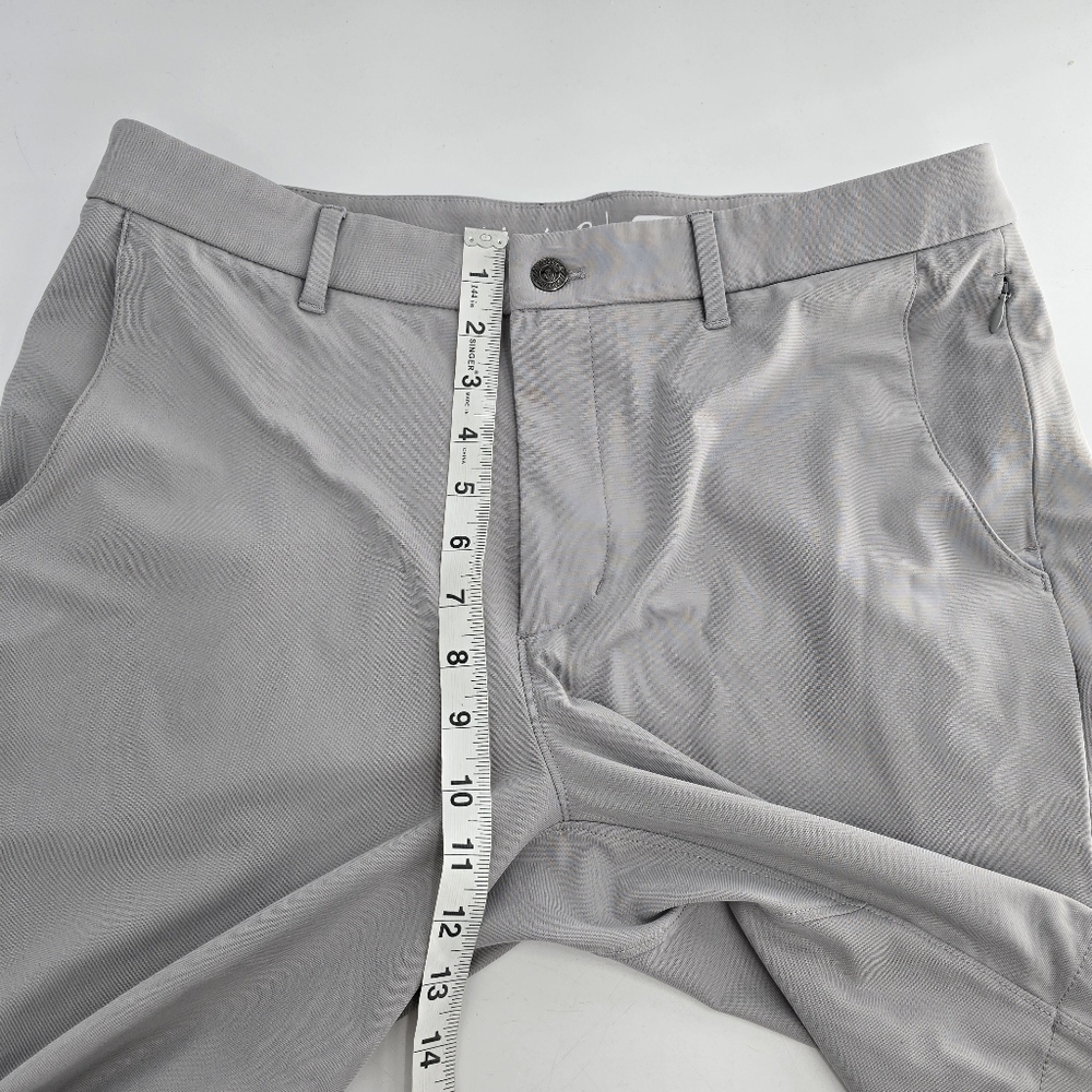 Johnnie O Cross Country Performance Shorts Quarry Grey Men’s Size 33 - Picture 7 of 9